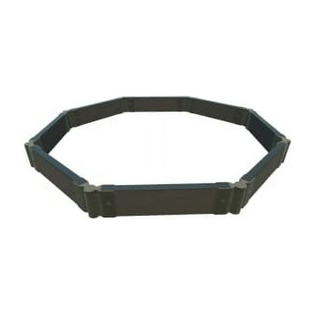 WEATHERED 2" TOOL FREE: 2 x 2 x 5.5' GARDEN RAISED BED (OCTAGON) JOHN BAPTISTERY