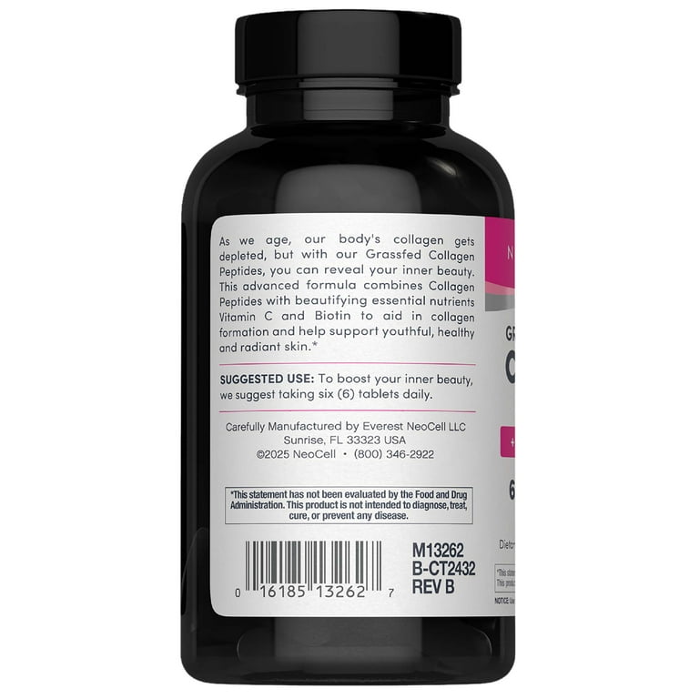 NeoCell Collagen Pills with Vitamin C and Biotin for Skin, Hair