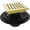 Gold, variant on 4 Inch Square Shower Floor Drain with Flange,Quadrato Pattern Grate Removable,Food-Grade SUS 304 Stainless Steel,Watermark&CUPC Certified,Oil Rubbed Bronze