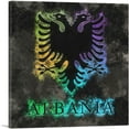 thumbnail image 1 of ARTCANVAS Flag of Albania on Black Background Canvas Art Print - Size: 26" x 26" (1.50" Deep), 1 of 9