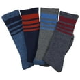 thumbnail image 1 of Buffalo David Bitton Men's Graphic Rib Crew Socks 4 Pk, 1 of 3