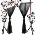 thumbnail image 3 of Wedding Party Window Screen Decoration Bedroom Outdoor Semi Transparent Mesh Curtains, 3 of 6