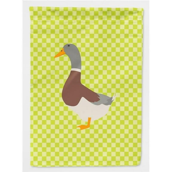 Carolines Treasures BB7689GF Saxony Sachsenente Duck Green Flag Garden Size