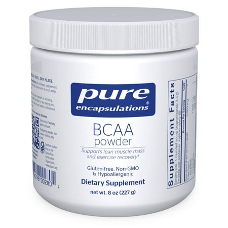 Pure Encapsulations BCAA Powder | Hypoallergenic Supplement To Support Muscle Function During Exercise | 8 Ounces