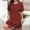 Red, variant on Fnooota Dresses for Women Plus Size, Casual Summer Short Sleeve Loose Midi Dresses Black Size XL-5XL