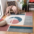 thumbnail image 2 of SAFAVIEH Orwell Clarence Abstract Area Rug, Beige/Dark Teal, 4' x 6', 2 of 8
