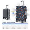 thumbnail image 2 of Spaceships And Stars In Outer Space Luggage Cover Anti Scratch, Elastic Suitcase Protector Suitcase Covers for Luggage Fits 18-32 Inch Luggage, 2 of 5