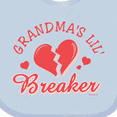 thumbnail image 4 of Inktastic Grandma's Lil' Heartbreaker Boys or Girls Baby Bib, 4 of 4