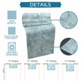 thumbnail image 6 of Ocean Shells Table Runner 120 Inches, Teal Green Summer Coastal Starfish Conch Bed Runner Dresser Scarves Tabletop for Indoor Outdoor Parties/Ceremony/Banquet, 13"x 120", 6 of 9
