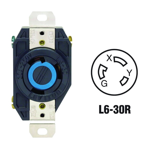 Leviton 30A Locking Outlet Receptacle