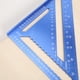 thumbnail image 5 of Herramienta de medición de calibre de diseño de carpintería transportador de regla de ángulo triangular de 12 pulgadas, 5 of 6