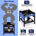 thumbnail image 5 of 52QT Seafood Boiling Kit, 200,000BTU Propane Burner And Stainless Steel Crawfish Boil Pot w/Basket and Steamer Rack, For Outdoors Cooking and Steaming, Large Turkey Fryer, Lobster Shrimp Pot, 5 of 7