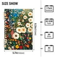 thumbnail image 2 of FORMRS 1-Subject Spiral Notebook 8" x 5" College Ruled 60 Refillable Sheet, 2 Pack, Floral Garden, 2 of 7