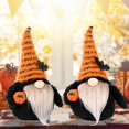 thumbnail image 3 of Decoración De Halloween Muñeco De Gnomo Sin Rostro Con Calabazas Juguetes De Algodón Para El Hogar Oficina Festival Regalos Calabaza Animal Volador Muñeca Linda Speravity HA037276-00, 3 of 6