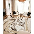 thumbnail image 4 of Abstract 8x10 Marble Area Rug Contemporary Modern Artistic Carpet for Living Room Bedroom, 4 of 9