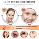 thumbnail image 2 of Espejo de maquillaje AumVum Travel plegable de doble cara con aumento de 10X, 2 of 7