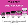 thumbnail image 2 of Mia Secret Professional Acrylic Nail System Pink Acrylic Powder 1 OZ - Flawless Consistency, Superior Adhesion, Self-Leveling Polymer, Non-Yellowing Formula, Made in USA, 2 of 4