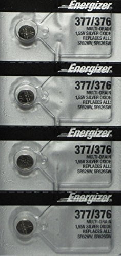 5x Energizer 377 376 Uhrenbatterie Knopfzelle SR626SW SR626W AG4 1,55V Silver 
