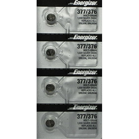 4 Energizer 377 376 Silver Oxide Watch Batteries SR626SW SR626W