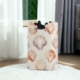 thumbnail image 6 of Yayeee Freestanding Laundry Hamper with Handle Collapsible Large Storage Basket for Clothes, Purple Seashell, 6 of 7