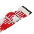 thumbnail image 2 of Xirurus Braided Nylon Sport Watch Strap Adjustable Replacement Band for Spartan Hr Baro, Suunto7, D5i, Red White, 7.1 inches / 18 cm, 2 of 9