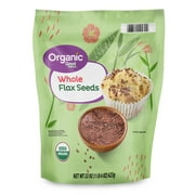Great Value Organic Whole Flax Seed, 22 oz
