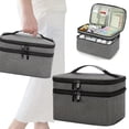 thumbnail image 2 of Home First Aid Kit With Mesh Pockets, Large Capacity Portable Storage Bag For Medical Supplies, Zippered Travel Organizer For Emergency & Outdoor Use, 2 of 10