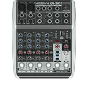 Behringer XENYX QX602MP3 Premium 6-Input 2-Bus Mixer w/ XENYX Mic Preamps, British EQs, MP3 Player & Multi-FX