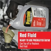 Prestone Platinum Asian Red Antifreeze and Coolant Prediluted 50/50 for Toyota, Lexus & Scion, 1 Gallon