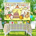 thumbnail image 4 of 5 X3ft Pompompurin Cartoon Birthday Party Decorations Supplies, Masks Party Photography Backdrop Photo Decor Banner, Kids Boys Baby Shower Photography Backdrop, 4 of 5