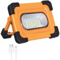 thumbnail image 2 of Batería de foco de construcción LED de 50 W, luz de trabajo de foco LED con 4 modos, banco de energía de reflector de lámpara de camping solar para fallas de energía, carpa, emergencia, taller Zhivalor MZQ-0551, 2 of 8
