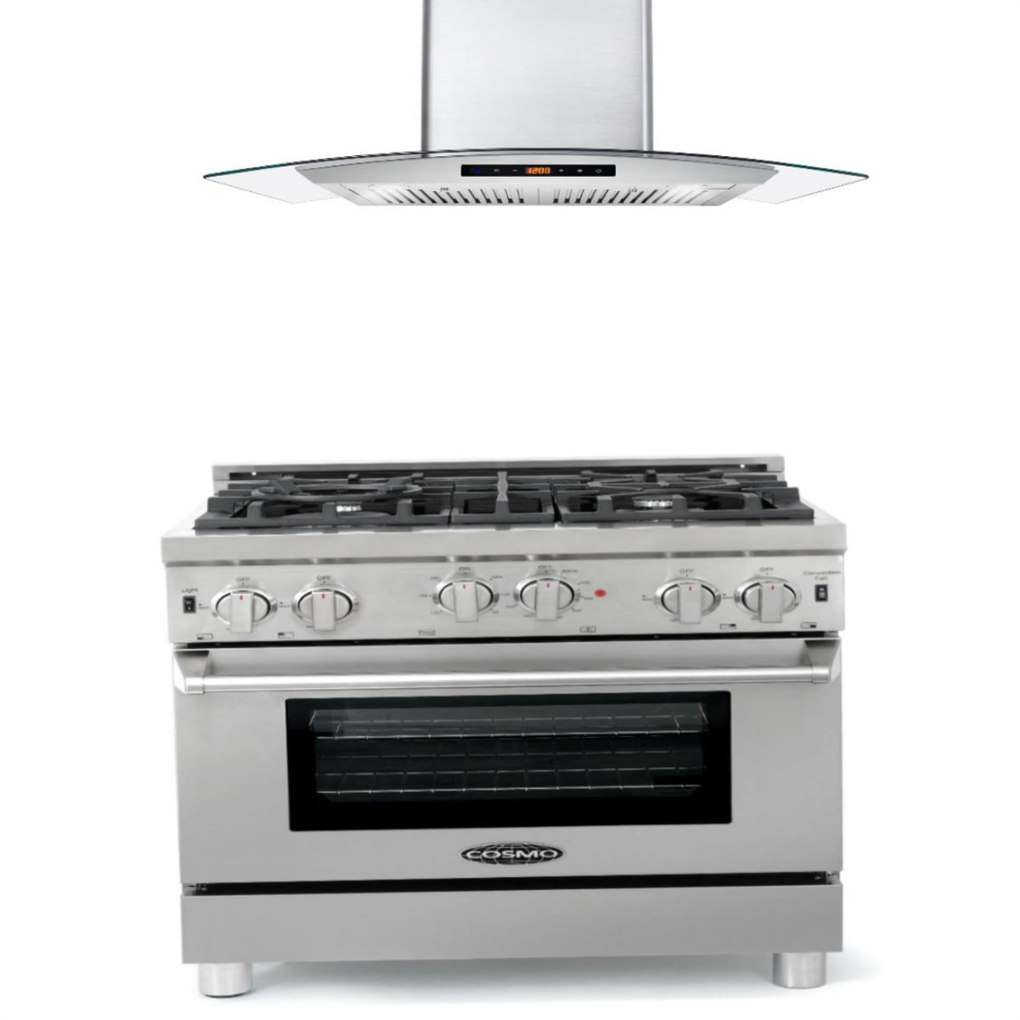 CommercialStyle 30 In. 3.9 Cu. Ft. Gas Range With30 In. Ducted Wall