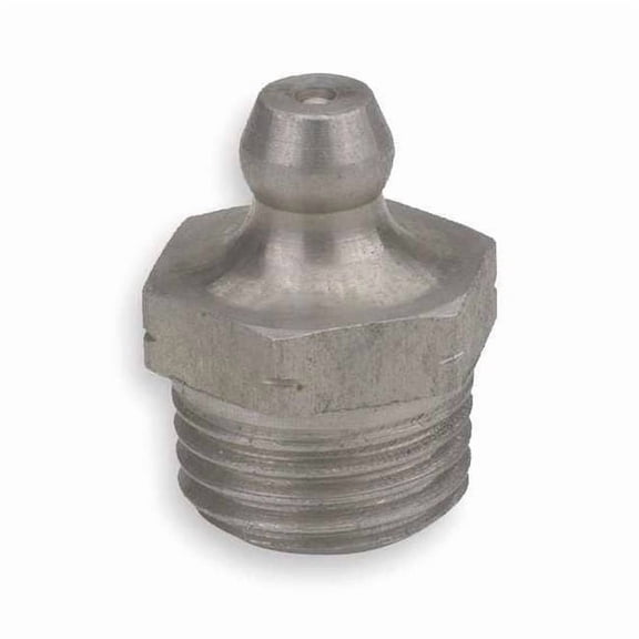 Kingfisher Grease Fitting,Str,1/4-19,PK5 3APA2