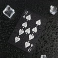 thumbnail image 3 of Juego de cartas Etyishe, póker negro de plástico impermeable (paquete de 4), 3 of 7