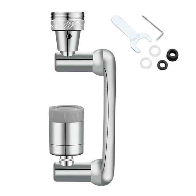 1440 Degree Universal Extension Faucet Washbasin Tap Splash Aerator Splash Filter Faucet Faucet Adaptor Rotary Robot Arm Faucets ,Filter Impurities