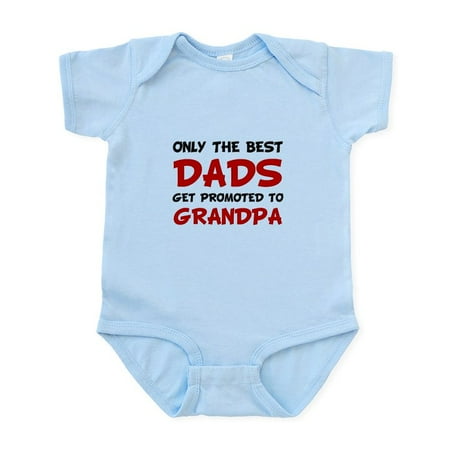 

CafePress - Promoted Grandpa Body Suit - Baby Light Bodysuit Size Newborn - 24 Months