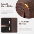 thumbnail image 5 of Aitjunz 23" W Bathroom Wall Storage Cabinet, Wood Medicine Cabinet with Doors and Adjustable Shelf, Over the Toilet Storage Cabinet for Bathroom, Laundry Room and Kitchen, Brown, 5 of 8