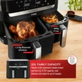 thumbnail image 4 of T-fal Dual Easy Fry, Air Fryer, 8.3 L Capacity, Dual Drawers, 4 of 9