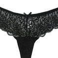 thumbnail image 4 of HUPOM Black Panties For Women Panties Thong Casual Tie Drop Waist Black M, 4 of 4