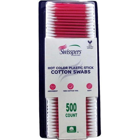 Swisspers Double Tipped Cotton Swabs  Multi Care  500 Ea
