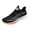 Orange, variant on Rokment Men's Running Shoes Lightweight Breathable Mesh Sneakers Memory Foam Comfort Cross Training Workout Golf Tennis Basketball Casual Footwear Grey Size 9.5