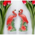 thumbnail image 2 of Ceramic Pink Flamingo Salt and Pepper Shaker Set 2 Inch Gift, 2 of 3