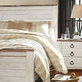 thumbnail image 5 of Ashley Willowton King California King Panel Headboard in Whitewash, 5 of 7