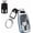 Silver, variant on Key Fob Cover Compatible with Fit for Audi A4 Q7 2022 A5 TT 2018 Q5 A3 A6 SQ5 R8 S5, ABS Zinc Alloy 3 Button Key Fob Cover Keyless Key Holder with Keychain Keychain Case Holder Protector,Silver