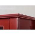 thumbnail image 2 of OS Home and Office Furniture 31.5" Wood Accent Display Cabinet in Red, 2 of 5