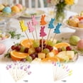 thumbnail image 7 of SLYNSHome 100 Pcs Easter Toothpicks Party Supplies,4.72 Inch Easter Cocktail Picks for Appetizers Long Bamboo Toothpicks Party Decor, 7 of 7