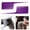 Purple, variant on KISMIS 1PC/2Pcs New Professional Weaving Highlighting Foiling Hair Comb - Hair Dye Styling Tool for Salon and Home Use, Ideal for Precise Hair Dyeing, Sectioning, and Highlighting