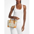 thumbnail image 3 of Michael Kors Outlet Eva Extra-Small Printed Signature Logo Convertible Tote Bag - Orange Radiant Multi, 3 of 3