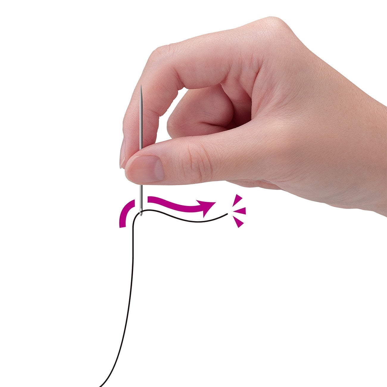 Quick Desk Needle Threader-Purple
