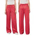 thumbnail image 2 of Raccmtaty Women Baggy Pants Drawstring Waist Wide Leg Striped Pants Multiple Pockets Trousers, 2 of 7